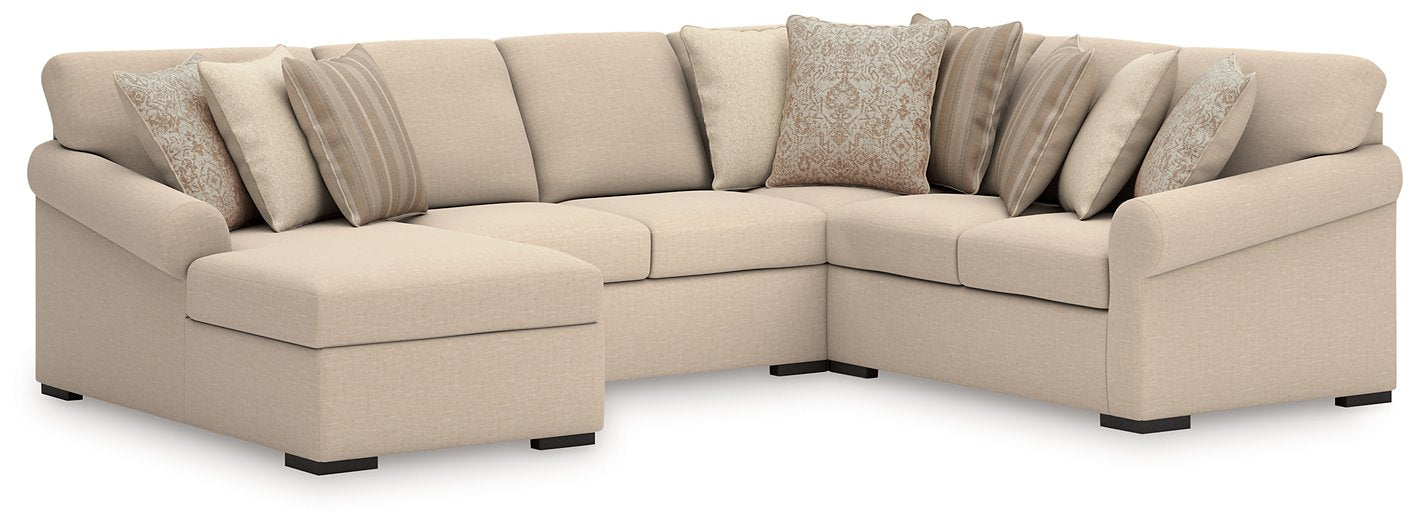 LadyMae Sectional with Chaise - Grand Central Home Furnishings