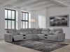 Modmax II Power Reclining Sectional with Audio Consoles - Grand Central Home Furnishings