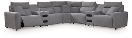 Modmax II Power Reclining Sectional with Audio Consoles - Grand Central Home Furnishings
