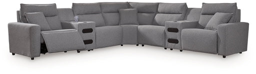 Modmax II Power Reclining Sectional with Audio Consoles - Grand Central Home Furnishings