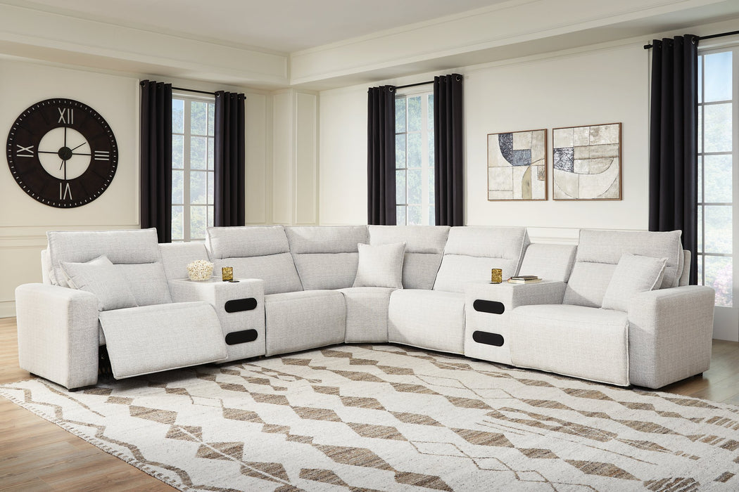 Modmax II Power Reclining Sectional with Audio Consoles - Grand Central Home Furnishings