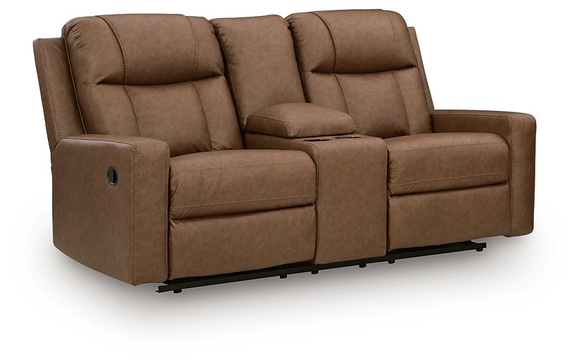 Mackmenville Reclining Loveseat with Console - Grand Central Home Furnishings