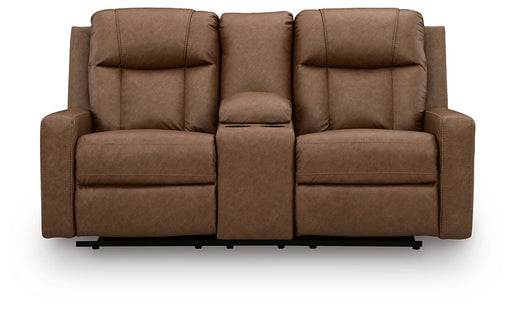 Mackmenville Reclining Loveseat with Console - Grand Central Home Furnishings
