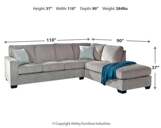 Altari Sleeper Sectional with Chaise - Grand Central Home Furnishings
