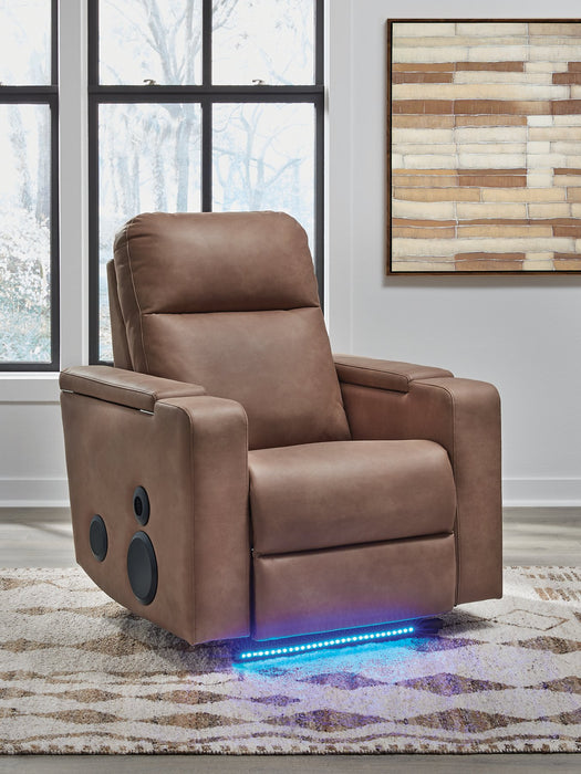Lorrenton Power Glider Recliner with Audio System - Grand Central Home Furnishings