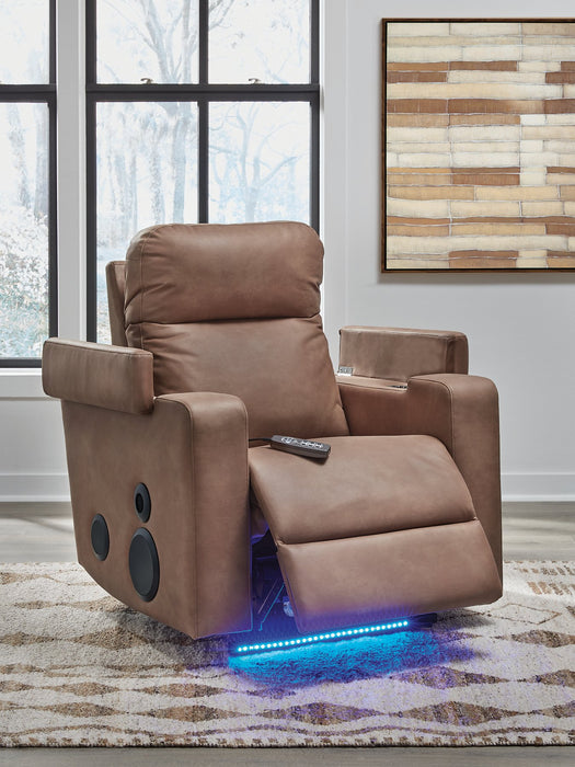 Lorrenton Power Glider Recliner with Audio System - Grand Central Home Furnishings