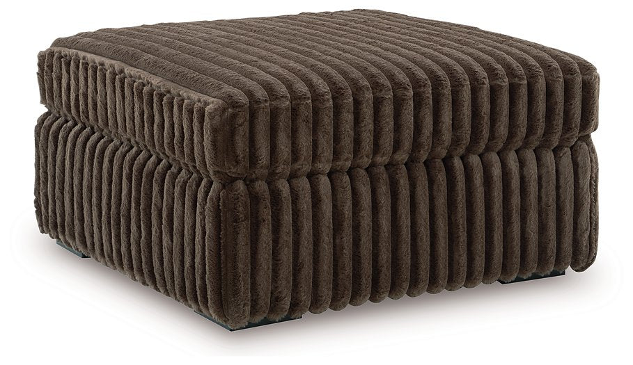Midnight-Madness Oversized Accent Ottoman - Grand Central Home Furnishings
