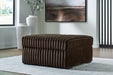 Midnight-Madness Oversized Accent Ottoman - Grand Central Home Furnishings