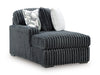 Midnight-Madness Double Chaise 3-Piece Sectional - Grand Central Home Furnishings