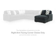 Midnight-Madness Double Chaise 3-Piece Sectional - Grand Central Home Furnishings