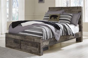 Derekson Bed with 2 Storage Drawers