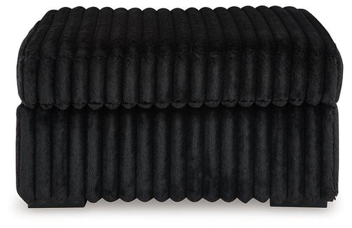 Midnight-Madness Oversized Accent Ottoman - Grand Central Home Furnishings