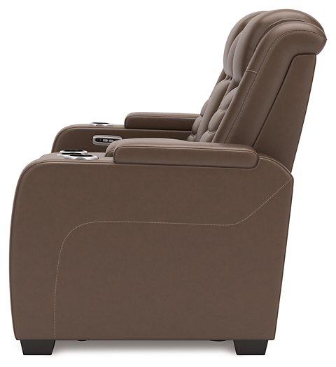 High Impact Power Reclining Loveseat with Console