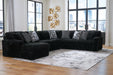 Midnight-Madness Sectional with Chaise - Grand Central Home Furnishings