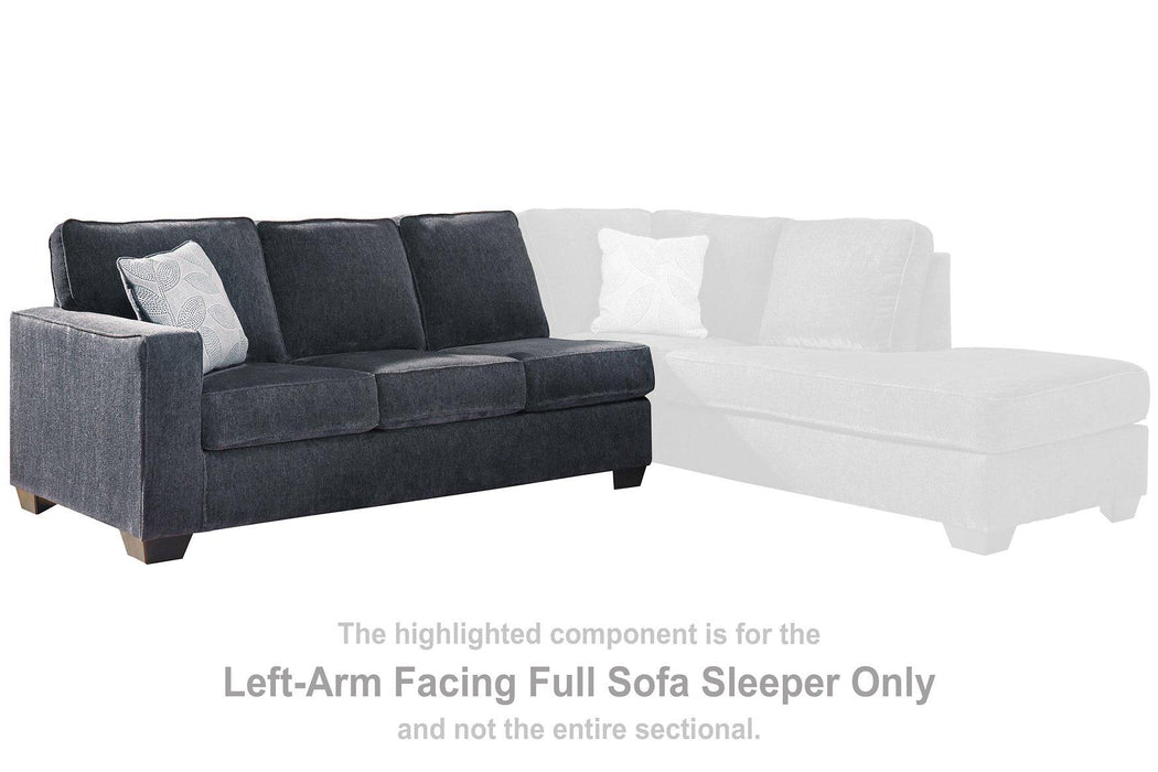 Altari Sleeper Sectional with Chaise - Grand Central Home Furnishings