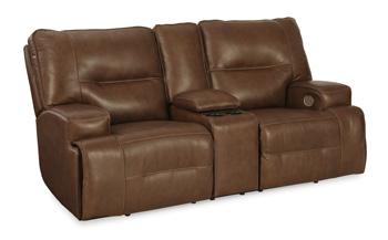 Francesca Power Reclining Loveseat with Console