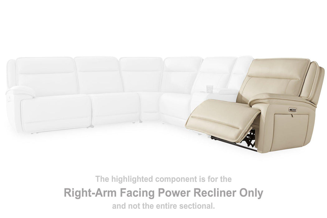 Double Deal Reclining Sectional with Console - Grand Central Home Furnishings