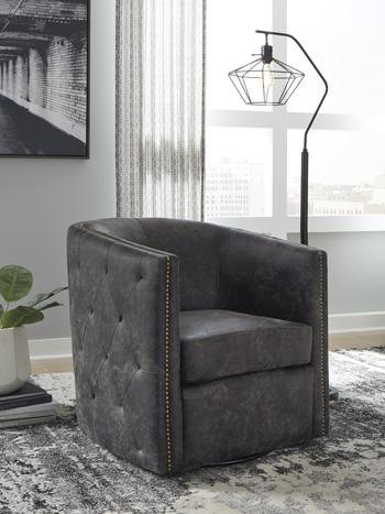 Brentlow Swivel Accent Chair - Grand Central Home Furnishings