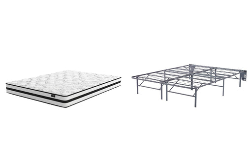 8 Inch Chime Innerspring Mattress Set - Grand Central Home Furnishings