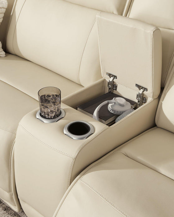 Double Deal Reclining Sectional with Console - Grand Central Home Furnishings