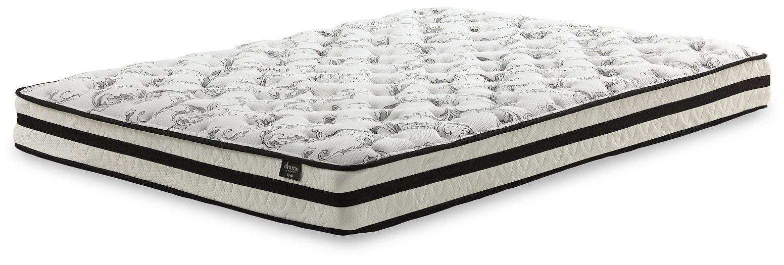 8 Inch Chime Innerspring Mattress Set - Grand Central Home Furnishings