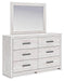 Cayboni Dresser and Mirror - Grand Central Home Furnishings
