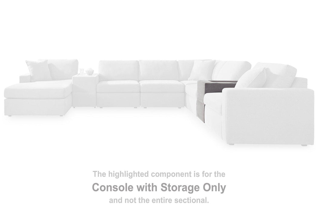 Modmax Balanced Sectional with Audio and Storage Consoles - Grand Central Home Furnishings