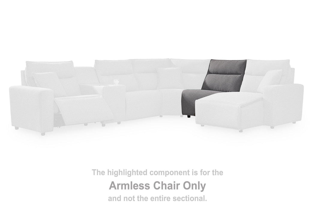 Modmax II Power Reclining Sectional with Audio Consoles - Grand Central Home Furnishings