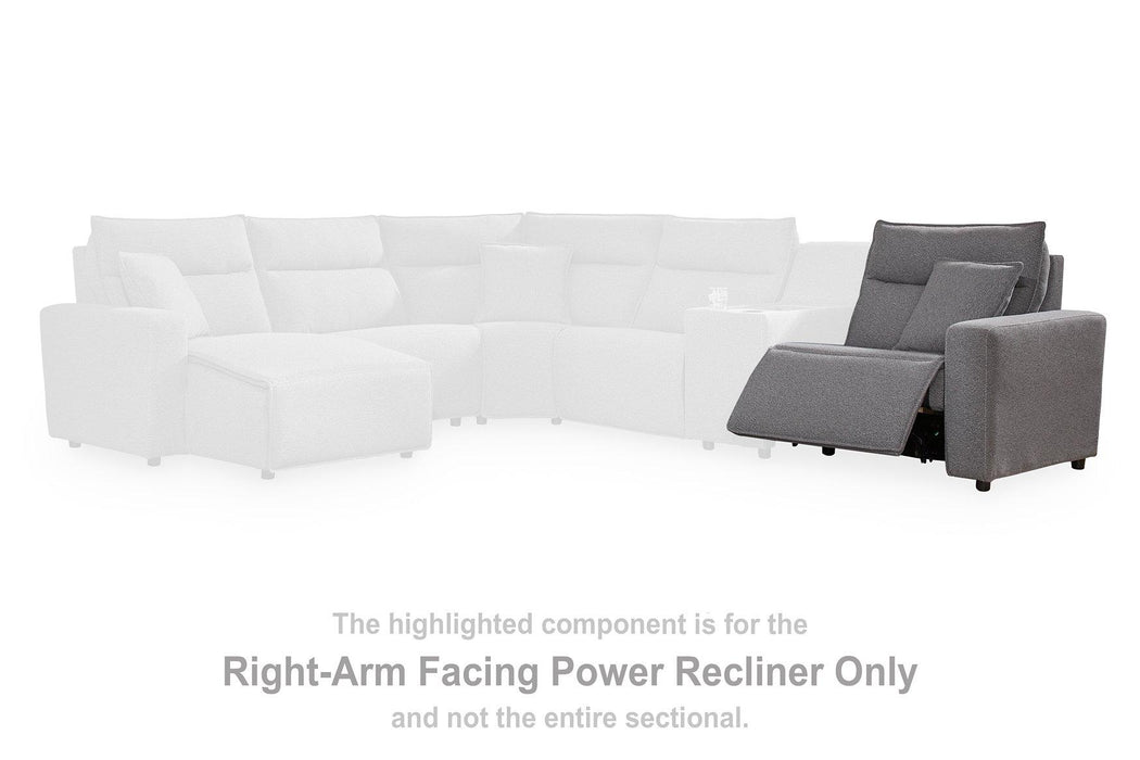 Modmax II Power Reclining Sectional with Audio Consoles - Grand Central Home Furnishings