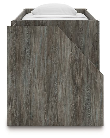 Frandern Loft Bed with Bookcase Storage - Grand Central Home Furnishings