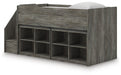 Frandern Loft Bed with Bookcase Storage - Grand Central Home Furnishings
