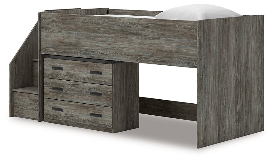 Frandern Loft Bed with Drawer Storage - Grand Central Home Furnishings