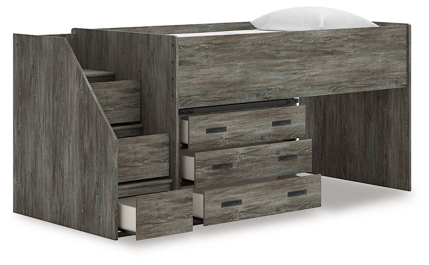 Frandern Loft Bed with Drawer Storage - Grand Central Home Furnishings