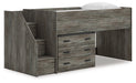 Frandern Loft Bed with Drawer Storage - Grand Central Home Furnishings