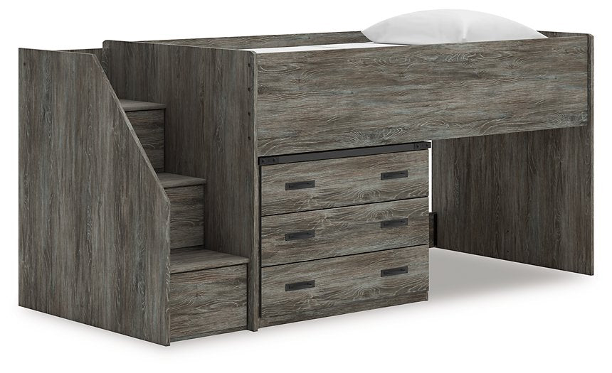 Frandern Loft Bed with Drawer Storage - Grand Central Home Furnishings