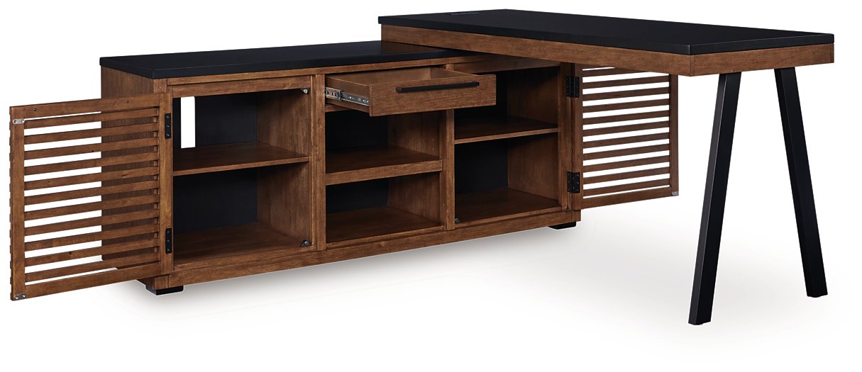 Kallari Credenza with Desk Return - Grand Central Home Furnishings