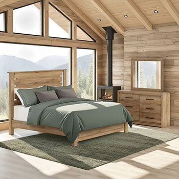 Brozmont Dresser and Mirror - Grand Central Home Furnishings