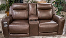 Gravier Power Reclining Loveseat with Console - Grand Central Home Furnishings