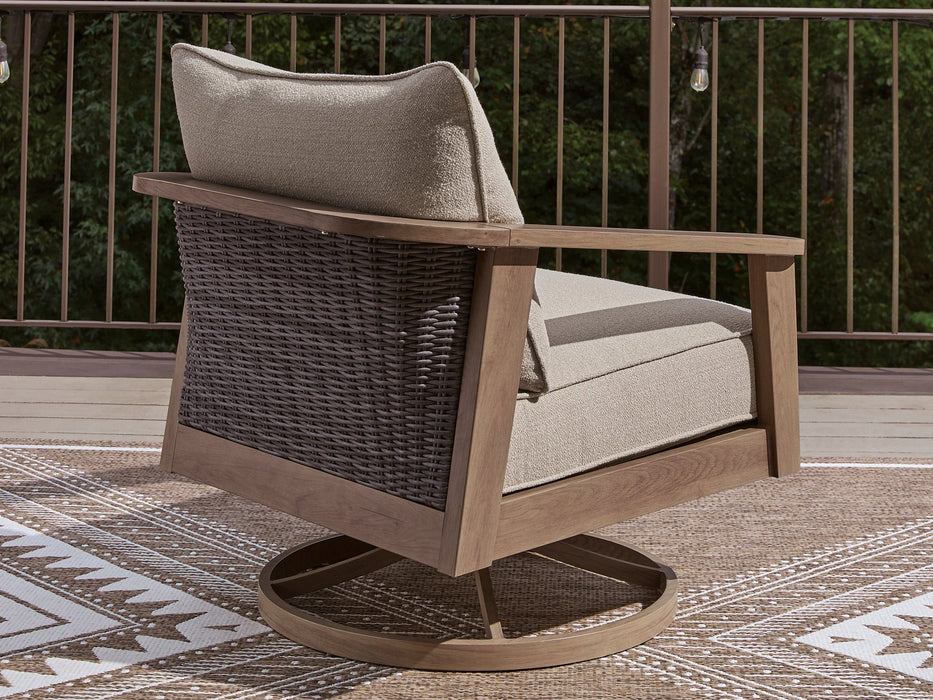 Harmony Headlands Outdoor Swivel Lounge with Cushion - Grand Central Home Furnishings