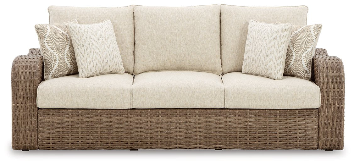 Sandy Bloom 4-Piece Outdoor Upholstery Package