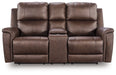 Bleckley Power Reclining Loveseat with Console - Grand Central Home Furnishings