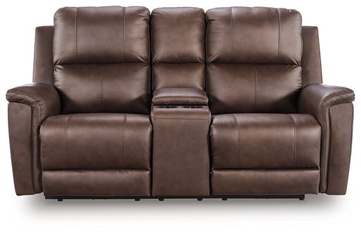 Bleckley Power Reclining Loveseat with Console - Grand Central Home Furnishings