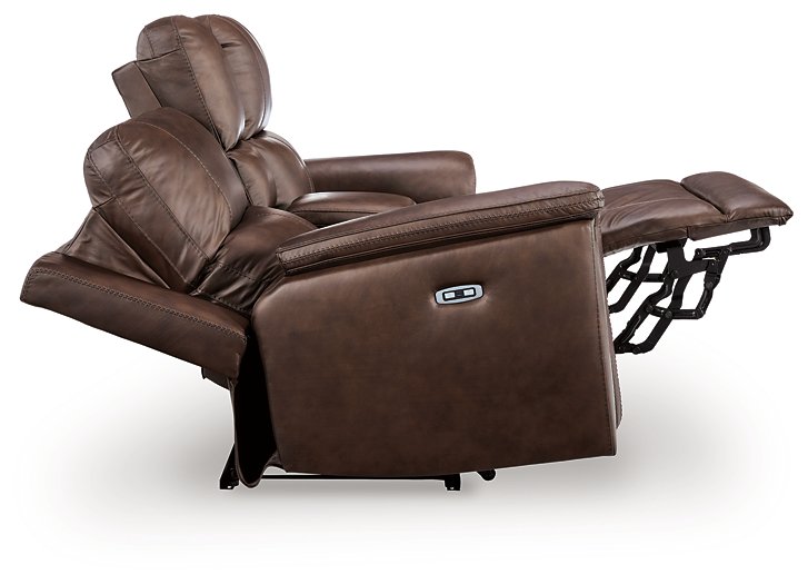 Bleckley Power Reclining Loveseat with Console - Grand Central Home Furnishings