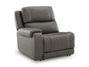 5Z - Pittson Power Reclining Sectional Loveseat - Grand Central Home Furnishings