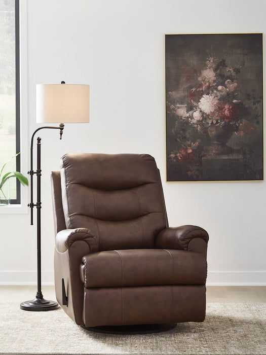 Flynwood Swivel Glider Recliner - Grand Central Home Furnishings