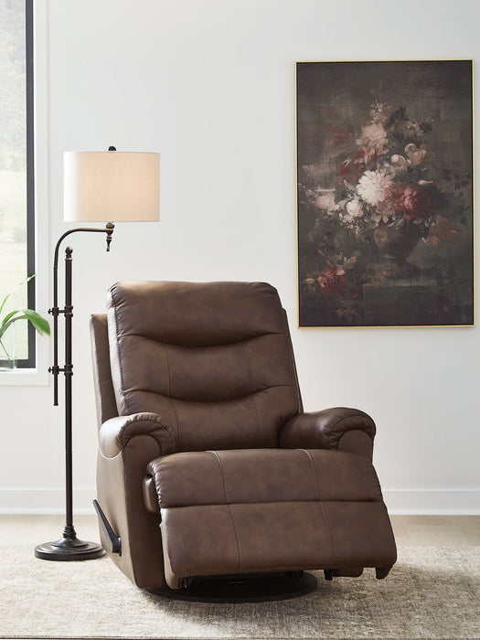 Flynwood Swivel Glider Recliner - Grand Central Home Furnishings