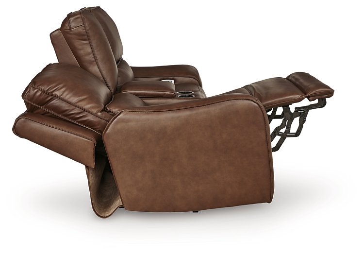 DeepWakes Power Reclining Loveseat with Console - Grand Central Home Furnishings
