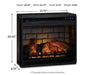 Entertainment Accessories Electric Infrared Fireplace Insert - Grand Central Home Furnishings