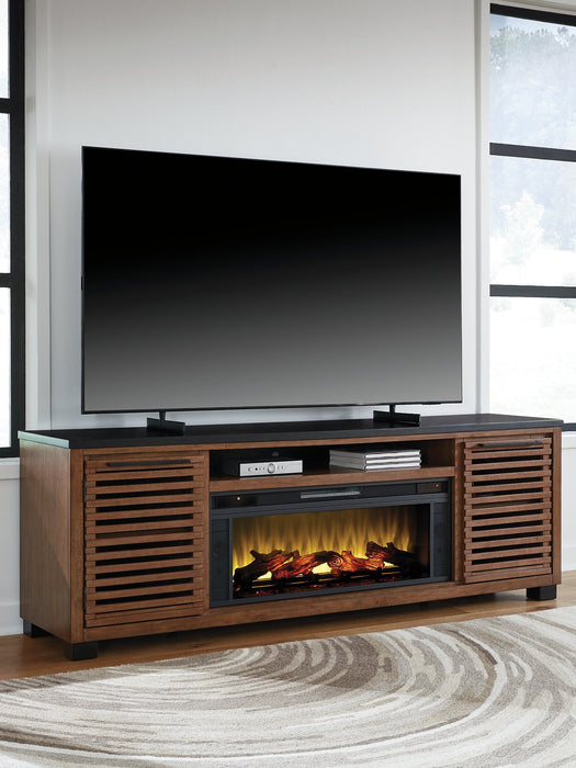 Kallari 84" TV Stand with Electric Fireplace