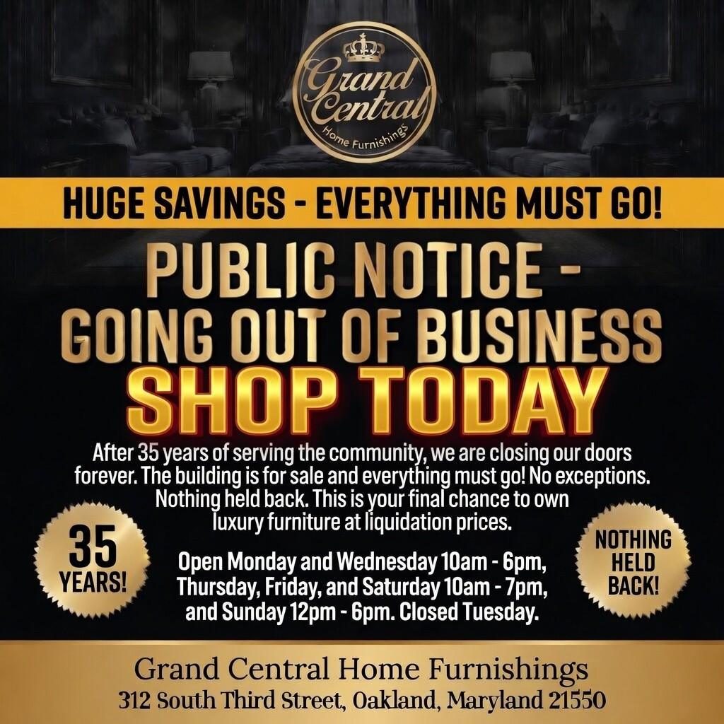 GOING OUT OF BUSINESS